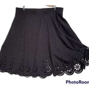 Black mini skirt, S